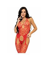 Leidenschaftlicher Roter Bodystocking