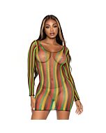 Minikleid Rastafari Netz Einheitsgröße