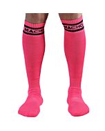 Rosa rebellische Socken