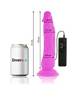 FlexiVibe - Flexibler Vibrator-Dildo 21cm - Lila