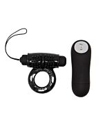 Vibratorring Black Remote Bliss