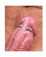 Metallring Hart 28mm