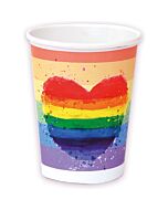 Regenbogen-Gläser - LGBT-Party-Set