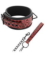 Roter Veganer Neopren Halsband
