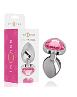 Anal Plug aus Aluminium Herz Rosa - Intensiv