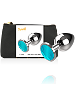 Plug aus blauem Glas