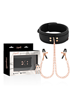 Halsband Coquette Neopren Klammern