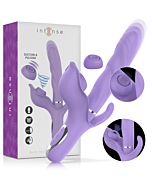 Saugvibrator mit Stoßfunktion Lila