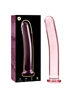 Dildo aus rosa Nebula-Glas