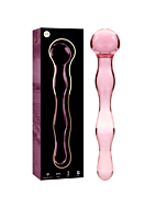 Dildo Glas Rosa Nebula 13