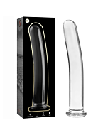Dildo Glas Nebula 18,5 cm Transparent