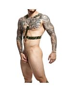 Grünes Kreuzgeschirr