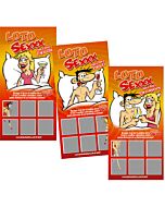 Pack Sinnlicher Loto 12 Hetero-Kratzspiele