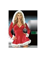 Kleid Samt Weihnachten