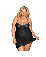 Subblime Queen plus Babydoll mit schwarzen Schleifen