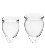 Satisfyer fühlen sich sicher Kit Copa Menstruation Transparente 15 + 20ml