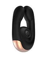 Doppelmotorischer Klitorisstimulator - schick - schwarz