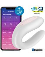Satisfyer doppelte Freude mit Weiß / Roségold App