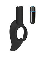 Cock Jock vibrierender C-Ring schwarz