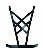 Kreuzgurt-Maze-Gurtzeug - Schwarz