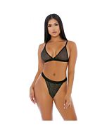 Diamanten tanzen Strass Conjunto Negro