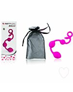 Hübsche lila Liebeskugeln triple