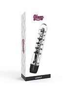 Glänzender Lenny Vibrator schwarz