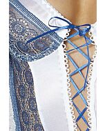 Passion eleni weißes Hemd & Tanga l / xl