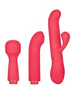 Kit Vibradrores in Kontakt Leidenschaft Trio - Rosa