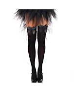 Strumpfhose Schwarze Schleife Plus