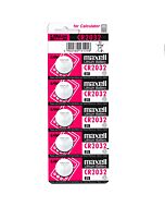 Maxell Batterie litio cr2032 3v 5uds