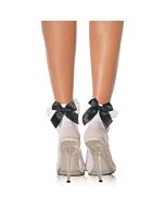 Leg Avenue weiße Socken mit dekorativen Rad und Krawatte