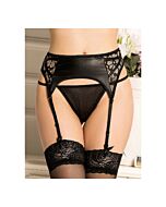 Strumpfgürtel mit schwarzem Bund