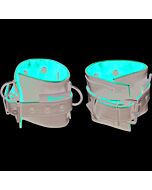 Knöchelstützen schwarz und rot