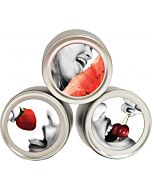 Kerzen-Trio mit irdischem Körper (drei 2-Unzen-Kerzen in dünnem Dip, Träumchen)