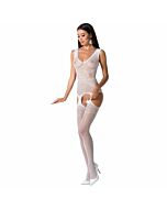 Passionsfrau bs062 bodystocking weiß eine Größe