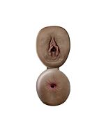 Cybersking frischen schwarzen Anus und Vagina Masturbator