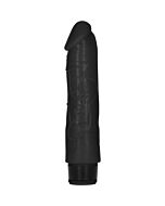 8 Zoll dicke realistische Dildo Vibe - schwarz