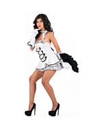 Schelmen - weißes Kostüm majorete Marcy