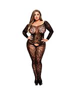 Langarm-Bodystocking ohne Schritt
