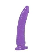 Basix Gelatine Penis schlank 19 cm lila
