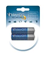 Wiederaufladbarer Akku hr06 1,2v 2000ma Dayron Pack 2
