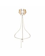 Goldenes Mesh-Halsband