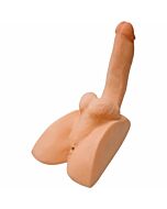 Steinharter Cyberskin - Arsch Masturbator mit aufrechtem Penis