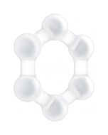 Nr. 82 gewichteter Penisring weiß