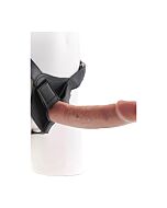 Umschnallgurt mit 9 Zoll Hahn - Bräune