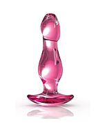 Verzauberte Rosa Eiszapfen