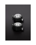 Nippel Pincher mit Swarovski - weiß