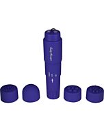 Stimulator mit austauschbaren Köpfen violett