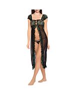 Junger grüner Pfau Neger